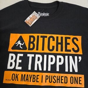 Spencer's T-Shirt B's Be Trippin Size Adult Medium NWT